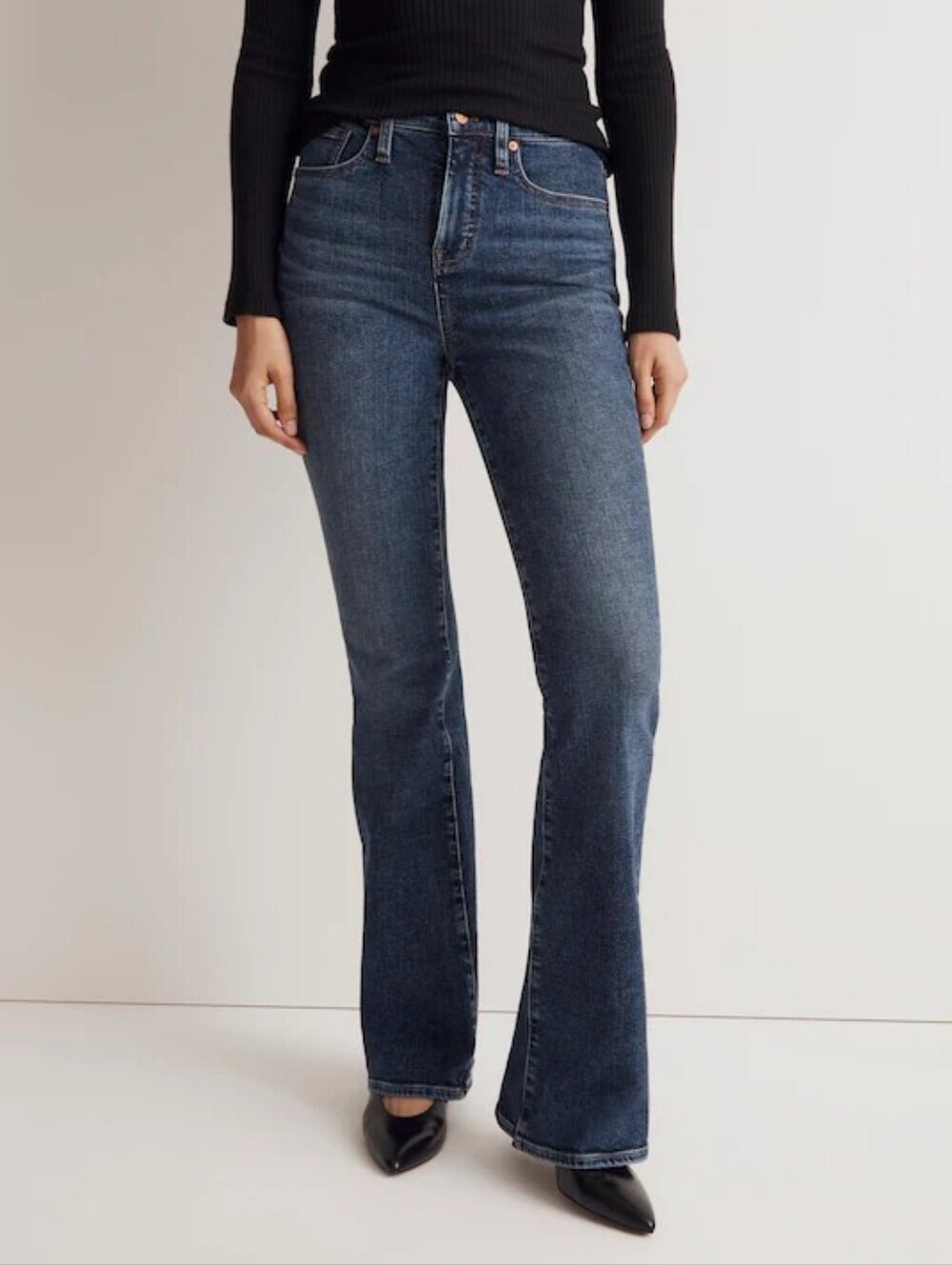 Madewell Skinny Flare Jeans Alvord Wash Instacozy Edition Size 24 High Rise